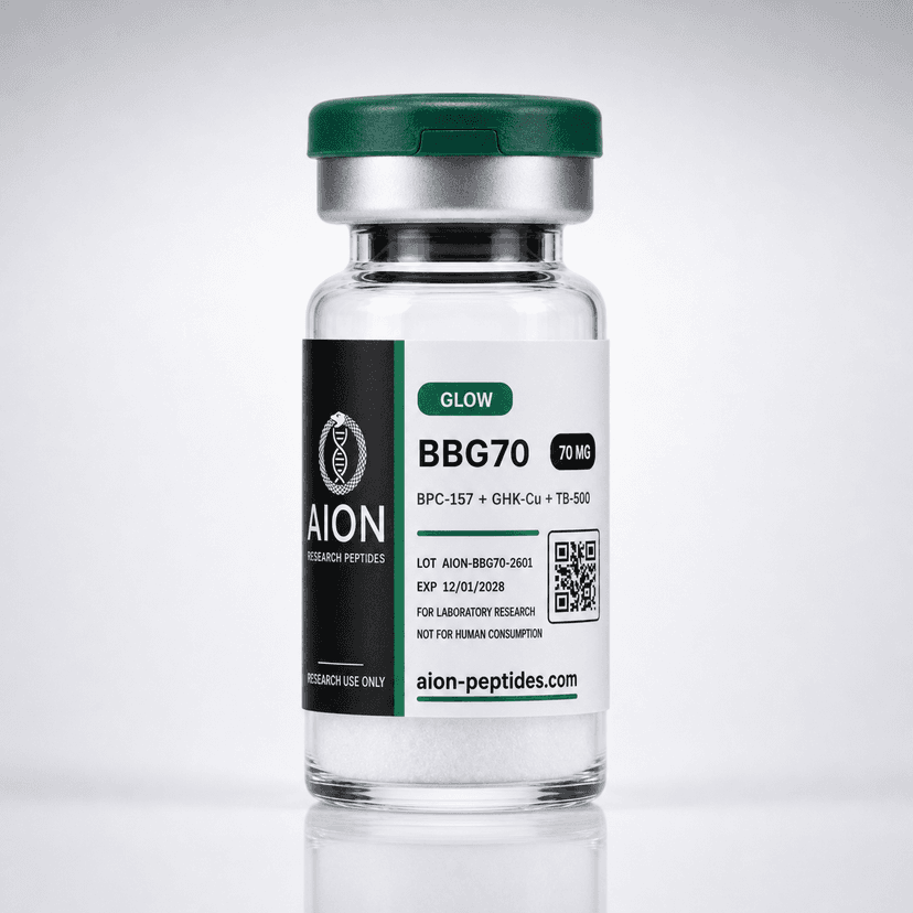 “GLOW” – BPC-157/TB-500/GHK-Cu - 70mg
